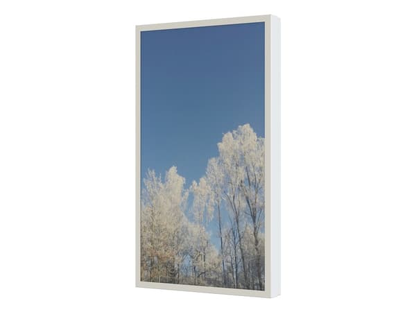HI-ND Wall Casing PROTECT - Monteringssats (hölje) - liggande - för LCD-display - puderbelagd metall, polykarbonat - svart, RAL 9005 - skärmstorlek:
