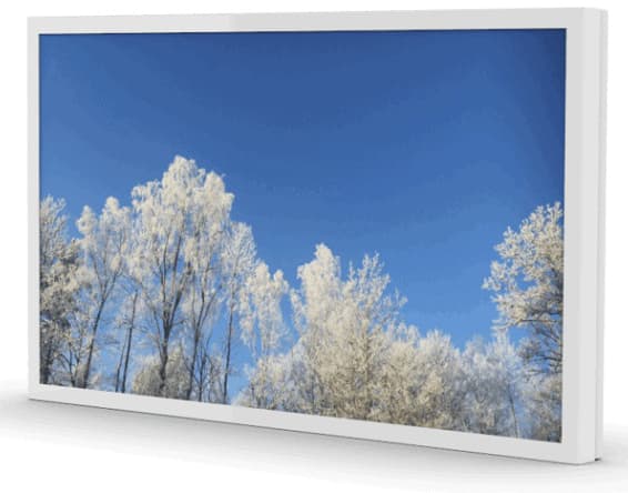 HI-ND Wall Casing PROTECT - Monteringssats (hölje) - liggande - för LCD-display - puderbelagd metall, polykarbonat - svart, RAL 9005 - skärmstorlek: