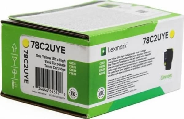 Lexmark 78C2UYE, 7000 sider, Gult, 1 stykker