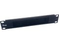 Miniatyrbilde 5 av 5: Equip 327532, Børstepanel, Sort, Stål, 1U, China, 25,4 mm