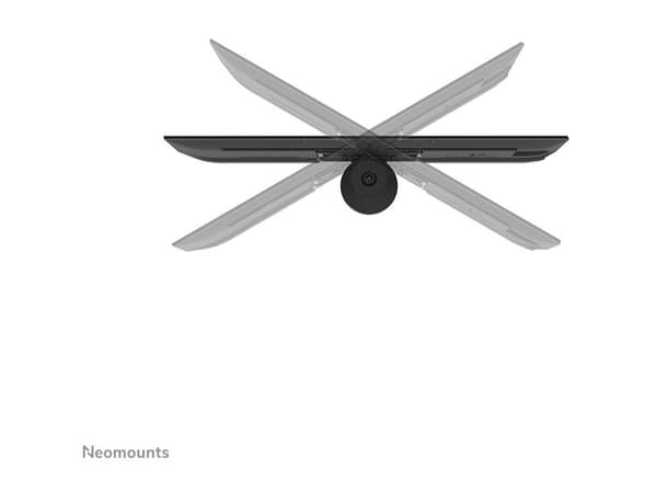 Neomounts DS42-430BL12 - Stativ - festes med bolter - for TV - stål - svart - skjermstørrelse: 23"-43" - skrivebordsmonterbar