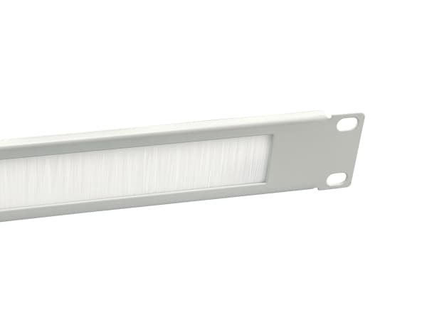 Equip 327533, Børstepanel, Lysegrå, Stål, 1U, China, 25,4 mm
