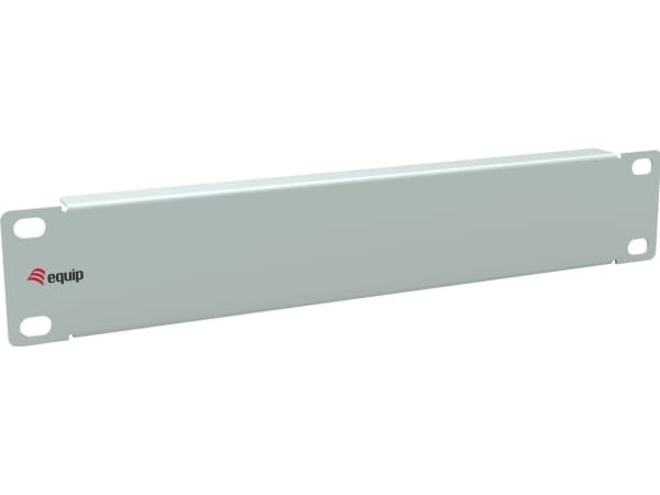 Equip 327531, Blankt panel, Lysegrå, Stål, 1U, China, 25,4 mm