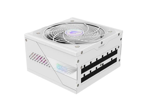 AORUS ELITE AE850PM PG5 ICE - Strømforsyning (intern) - ATX12V 3.0/ EPS12V - 80 PLUS Platinum - AC 100-240 V - 850 watt - aktiv PFC