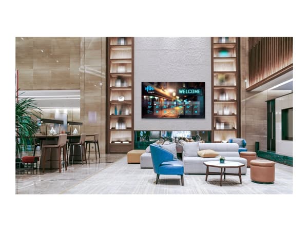 Avocor AVK-5510 - 55" Diagonalklasse K Series LED-bakgrunnsbelyst LCD-skjerm - QLED - intelligent skilting - Android - 4K UHD (2160p) 3840 x 2160 - H