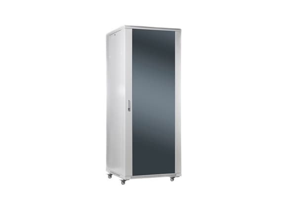 SOMI Networks | 27U, 19? Freestanding Cabinet | 27U-60/60NAC | Gray | Max Load 800kg; Removable and Lockable Side Panels; Glass Doors; Unassembled |