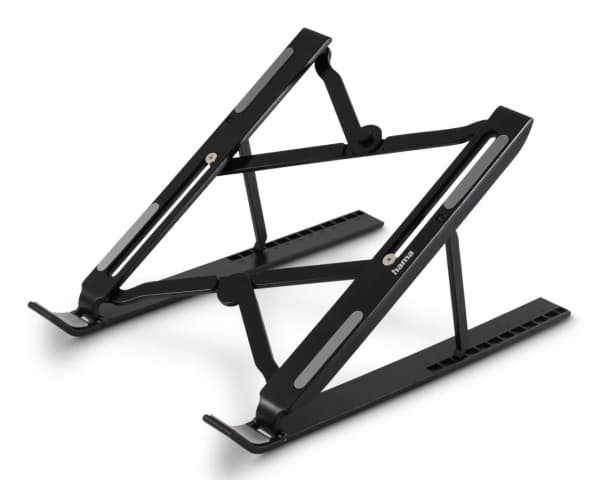 Hama Light, Ställ till bärbara datorer, Svart, Plast, 25,4 cm (10"), 39,6 cm (15.6"), 254 - 396,2 mm (10 - 15.6")