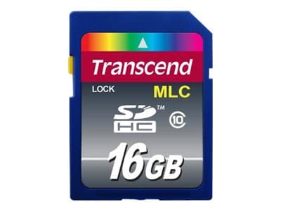 Transcend - Flashminnekort - 16 GB - Class 10 - SDHC