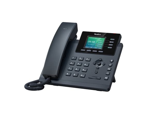 Yealink SIP-T34W - VoIP-telefon med nummerpresentation - 5-vägs samtalsförmåg - SIP, SIP v2, SRTP, RTCP-XR, VQ-RTCPXR, ICE - 4 linjer - klassiskt grå