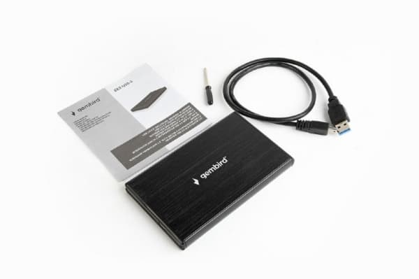 HDD CASE EXT. USB3 2.5" BLACK EE2-U3S-3 GEMBIRD