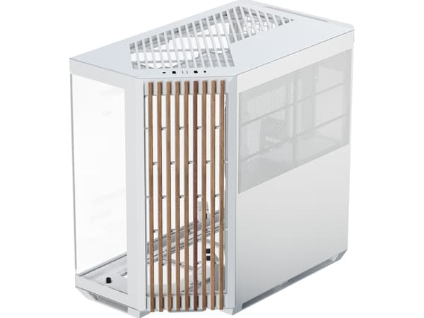 Apnx APNX V1 PC-fodral, Midi tower, ATX, härdat glas - trä, vit