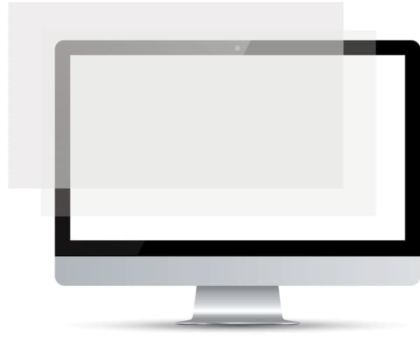 Origin Storage OSFDTAG21.5L/P, Kannettavan tietokoneen näytönsuoja, Musta, Mikä tahansa tuotemerkki, 21.5in Monitors (16:9), Silikoni, 54,6 cm (21.5"