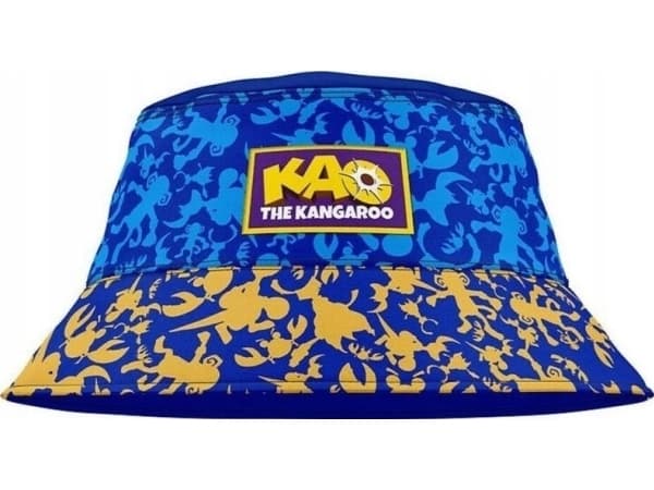 Cenega KAO The Kangaroo, Barn, Keps, Blå, Gul, Solhatt (bucket hat), 55 cm, KAO The Kangaroo