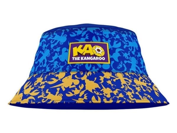 Cenega KAO The Kangaroo, Barn, Keps, Blå, Gul, Solhatt (bucket hat), 55 cm, KAO The Kangaroo