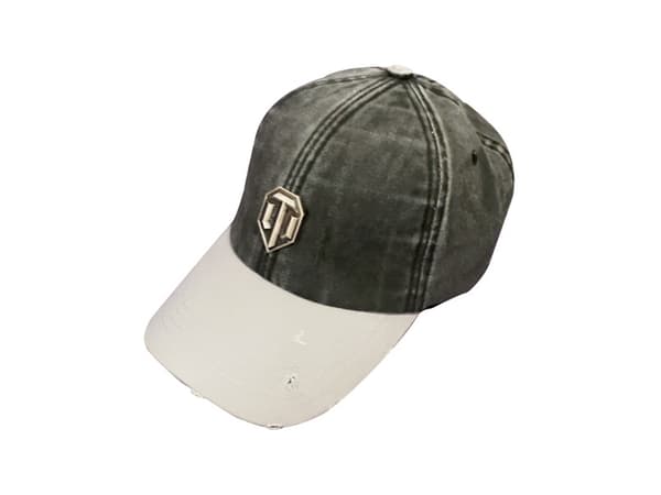 Cenega WoT Vintage, Kaikki, Lippis, Harmaa, Baseball-lippis, World of Tanks, Puuvilla, Puuvilla, Lippalakki