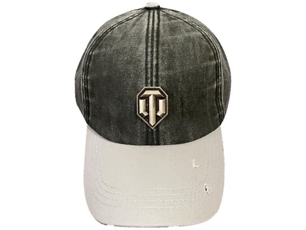 Cenega WoT Vintage, Kaikki, Lippis, Harmaa, Baseball-lippis, World of Tanks, Puuvilla, Puuvilla, Lippalakki