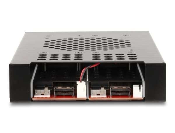 DeLOCK 47117, SSD-kabinett, M.2, M.2, Sort