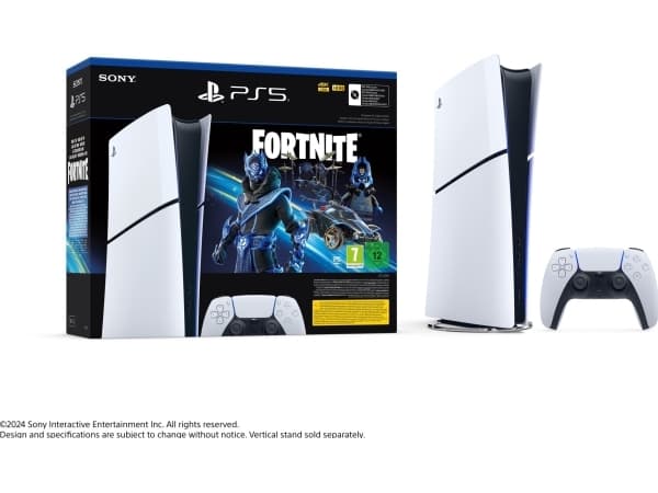 Sony PlayStation 5 Slim - Fortnite Cobalt Star Bundle - Spelkonsol - 8K - HDR - 1 TB SSD - Astro's Playroom