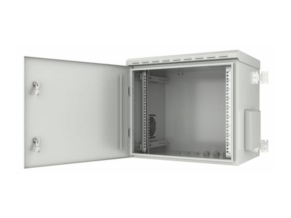 Lanview by Logon - Rack skåp - 60 x 45 - väggmontering - vit, RAL 7035 - 9U - 19"