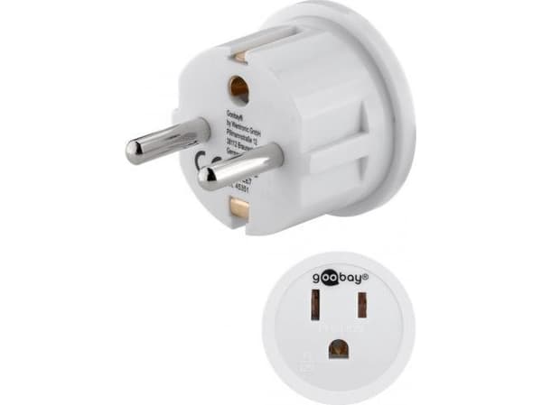 Goobay 45351, Tyyppi F, Tyyppi B, Suora, Suora, 230 V, 15 A