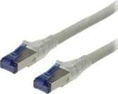 ROLINE - Patchkabel - RJ-45 (M) - RJ-45 (M) - 30 m - SFTP, PiMF - CAT 6a - presset, solid, glatt, halogenfri - grå (21.15.0876)