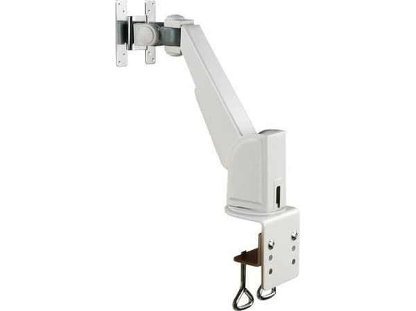 Value Monitorin pöytäkiinnike (17.99.1123) Valkoinen