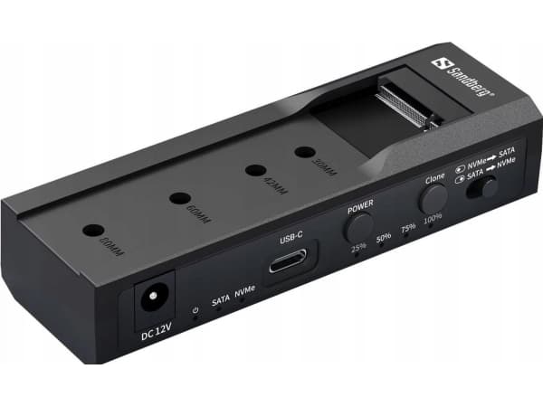HUB USB Sandberg USB-3 Cloner+Dock M2+NVMe+SATA