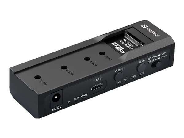 HUB USB Sandberg USB-3 Cloner+Dock M2+NVMe+SATA