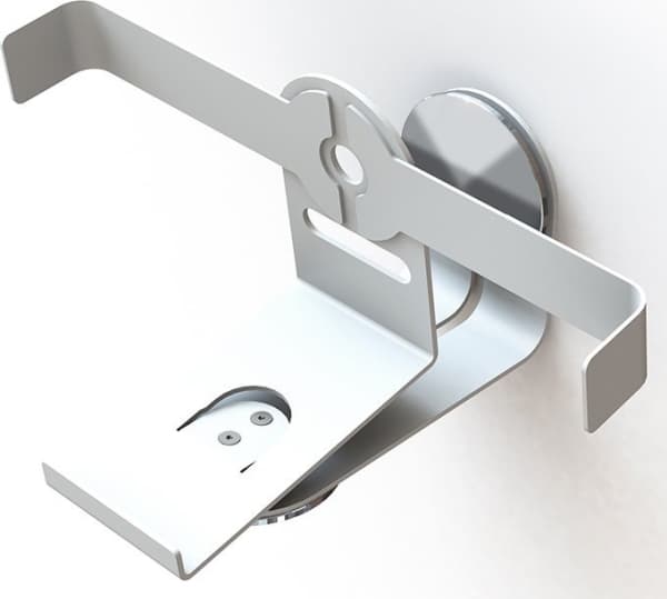 Multibrackets M - Monteringssett - for smart høyttaler - maskinert aluminium, laserkuttet stål - hvit - veggmonterbar - for Sonos PLAY:5