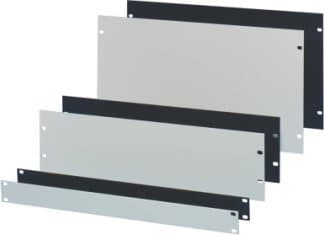 Secomp 26119207, Frontpanel, Svart, Grå, Gjuten aluminium, 1U, 48,3 cm (19"), 3 mm
