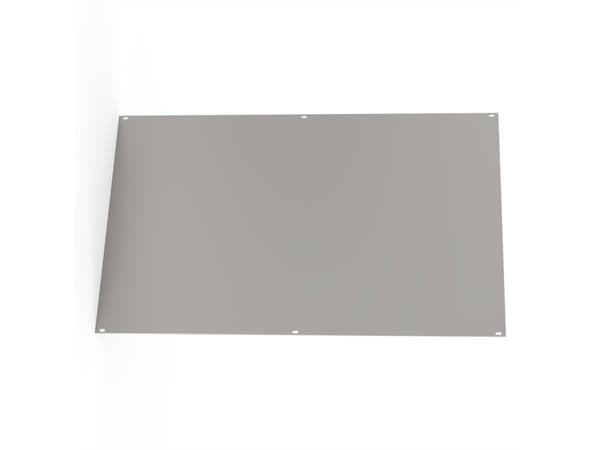 SCHROFF SCHROFF Frontpanel, U-profil, Ettermontert skjerming, 6 U, 84 U, 2,5 mm, Al, anodisert foran, ledende bakside