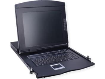 Verdi KVM-konsoll VERDI 19 KVM-konsoll, 43 cm (17) TFT (16:9), VGA, USB, tysk tastaturoppsett