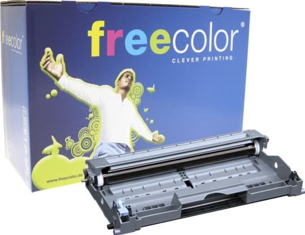 Freecolor - Trommesett (erstatter Brother DR2000) - 1 x svart - 12000 sider - resirkulert (800365)