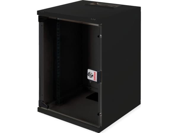 ROLINE 26.21.0194, Veggmonterbar hylle, 10U, 20 kg, Nøkkellås, Rack skinner, 6,77 kg