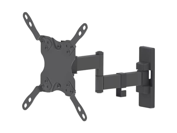 Manhattan 461405, 75 x 75 mm, 200 x 200 mm, -12 - 5°, -45 - 45°, Stål, Sort Sort