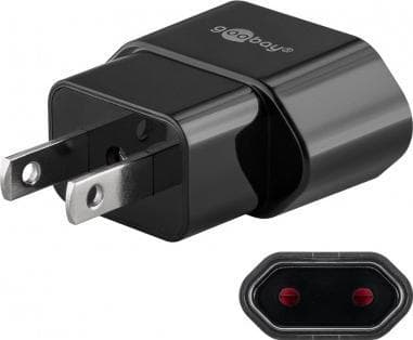 Goobay 45344, Type A, Type C (Europlug), 10 A, Svart, CE, WEEE