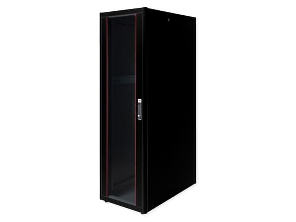 ROLINE 26.21.0209, Fristående rack, 42U, 600 kg, Kuggskenor, Justerbara fötter, 94 kg