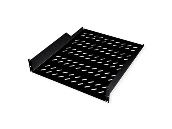 ROLINE 26.21.0192, Rackhylle, Sort, Stål, 25 kg, 2U, 482 mm