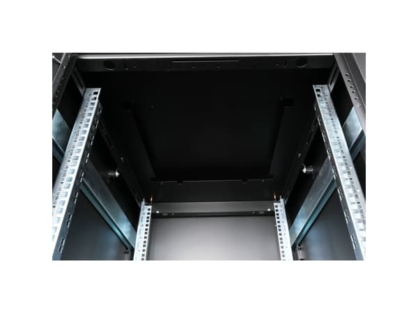 ROLINE 26.21.0219, Fristående rack, 22U, 600 kg, Kuggskenor, Justerbara fötter, 58,6 kg