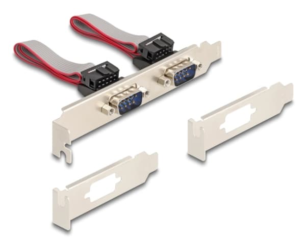 Delock - Seriell adapter - PCI Express 1.2 helt minikort låg profil - RS-232 x 2