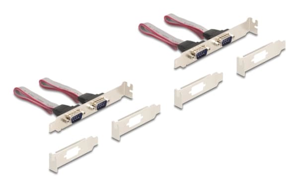 Delock - Seriell adapter - PCIe 1.2 Full Mini Card lav profil - RS-232 x 4