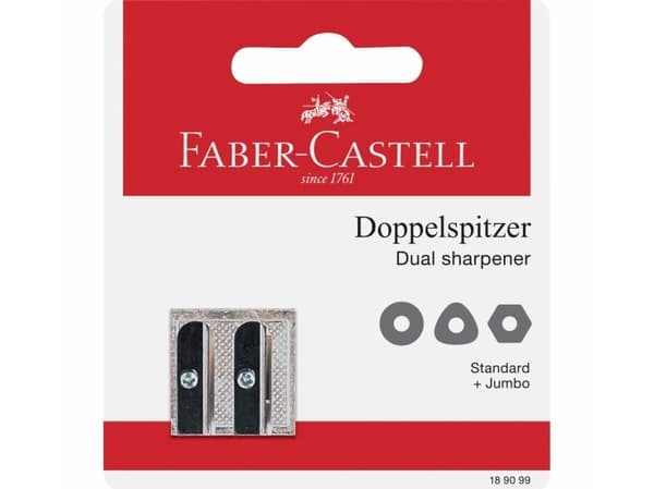 Faber-Castell 189099, Manuell pennvässare, Silver, Blåsa, 1 styck