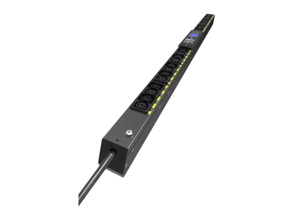 Eaton G4 - Tehonjakoyksikkö (räkkiversio) - AC 200-240 V - 3,7 kW - 1-vaihe - Ethernet 10/100/1000 - tulo: IEC 60320 C20 16A - lähtöliittimet: 24 (12