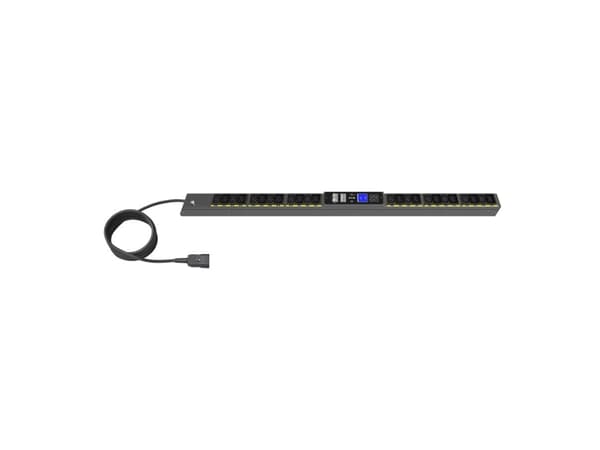 Eaton G4 - Tehonjakoyksikkö (räkkiversio) - AC 200-240 V - 3,7 kW - 1-vaihe - Ethernet 10/100/1000 - tulo: IEC 60320 C20 16A - lähtöliittimet: 24 (12