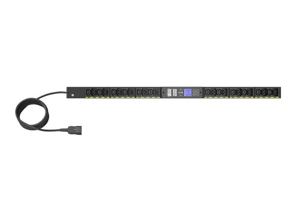 Eaton G4 - Tehonjakoyksikkö (räkkiversio) - AC 200-240 V - 3,7 kW - 1-vaihe - Ethernet 10/100/1000 - tulo: IEC 60320 C20 16A - lähtöliittimet: 24 (12 musta