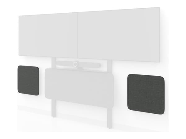 Heckler H806 - Monteringssats (2 installationsplattor, 2 monteringskonsoler, 2 monteringsmallar) - panelset - stainless steel, frontpanel av högdensi