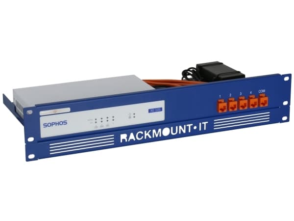 Rackmount.IT RM-SR-T1, Monteringsbrakett, Blå, 2U, 0,5 m, 19", Sophos SG/XG 85 Sophos SG/XG 105 Sophos SG/XG 115