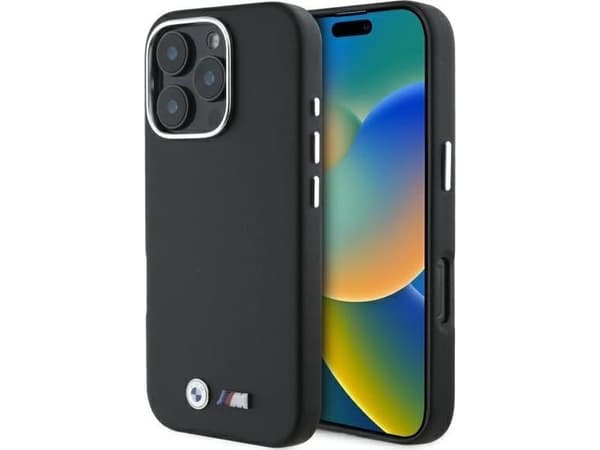 BMW BMW BMHCP16X23PMWK iPhone 16 Pro Max 6.9" czarny/black hardcase M Smooth Full Wrapped Metal