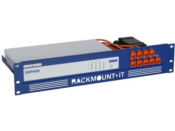 Rackmount.IT RM-SR-T2, Kiinnityskiinnike, Sininen, 2U, 0,5 m, 19", Sophos SG/XG 125 Sophos SG/XG 135