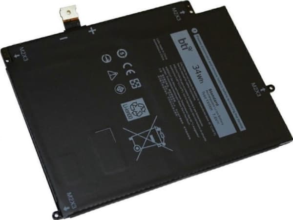 Dell Main Battery Pack - Batteri för bärbar dator - litiumpolymer - 6-cells - 34 Wh - för Latitude 7285 2-in-1
